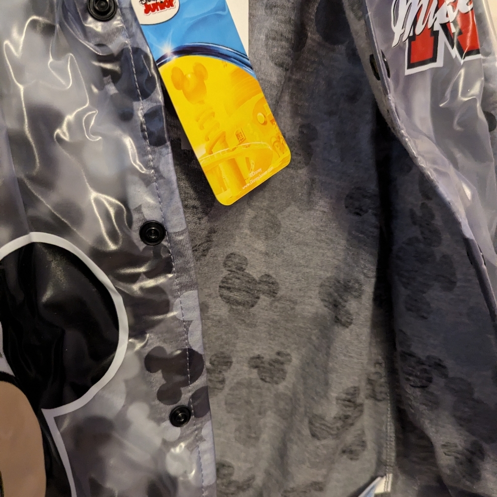 Disney Mickey Mouse Vinyl Rainjacket NWT - Picture 6 of 9